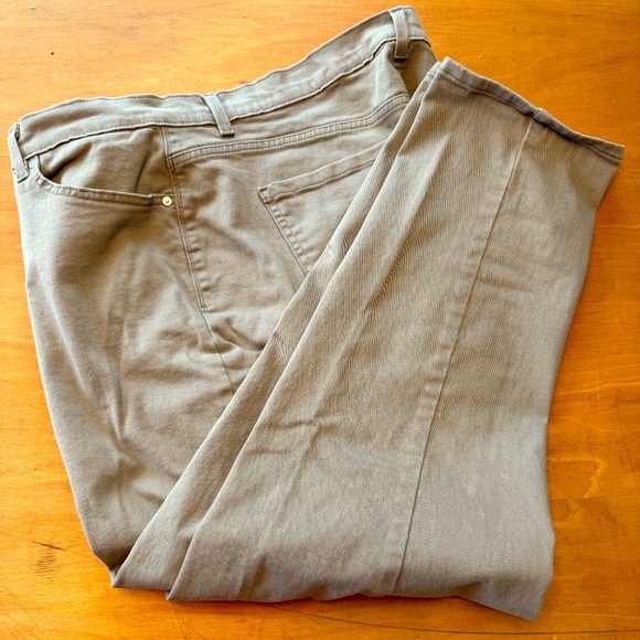 Gloria Vanderbilt Amanda Jeans Tan Size 20W Like New - Picture 11 of 12